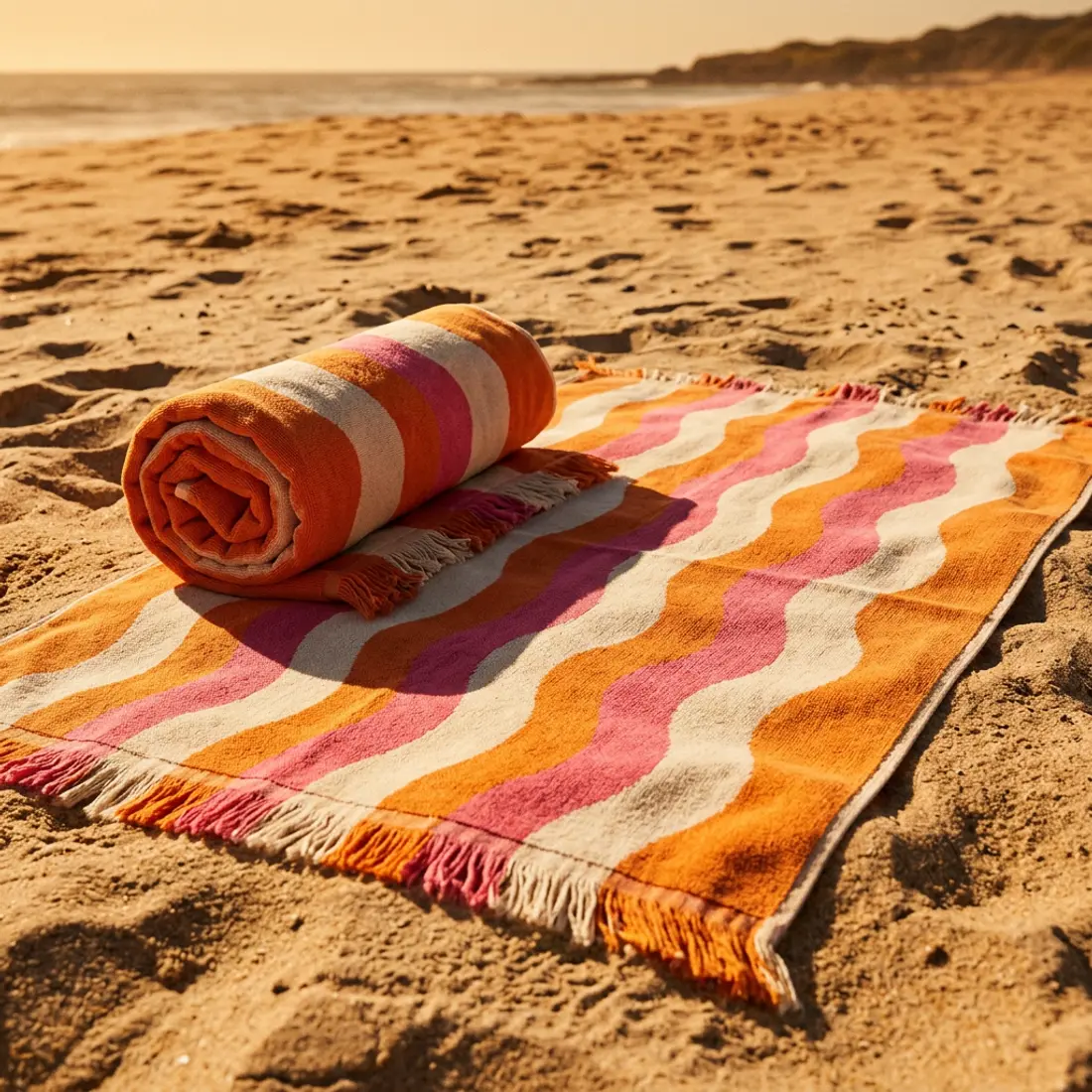 Wavelength Beach Towel